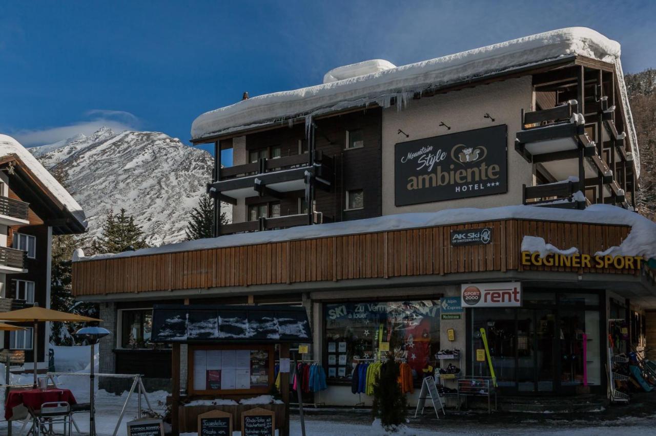 فندق Ambiente Mountain Style Saas Fee المظهر الخارجي الصورة
